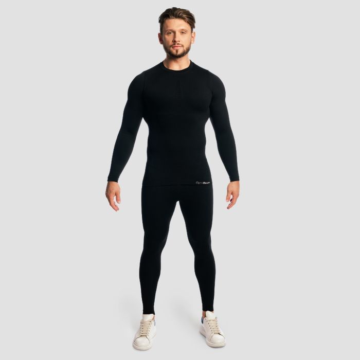 Fuse Longsleeve T-shirt Black - GymBeam XXL