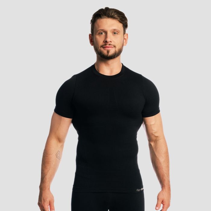 Fuse T-shirt Black - GymBeam XXL