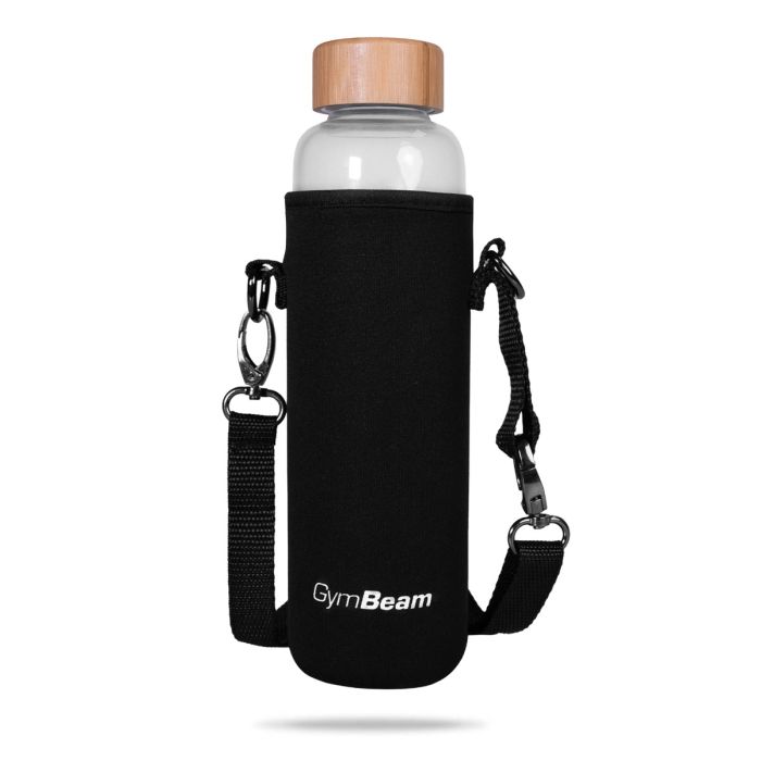 Glass Bottle Bamboo 600 ml - GymBeam single_variant