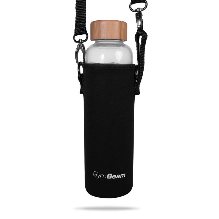 Glass Bottle Bamboo 600 ml - GymBeam single_variant