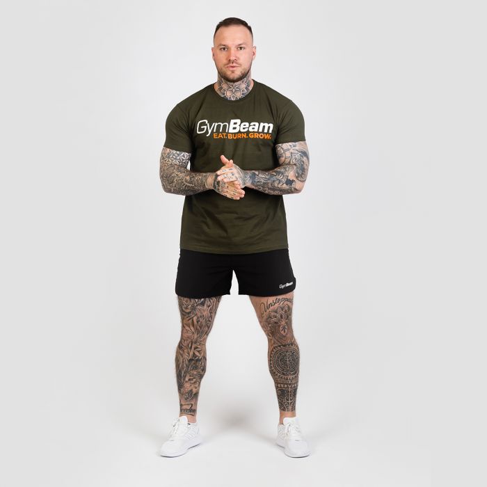 Grow T-shirt Military Green - GymBeam XXXL