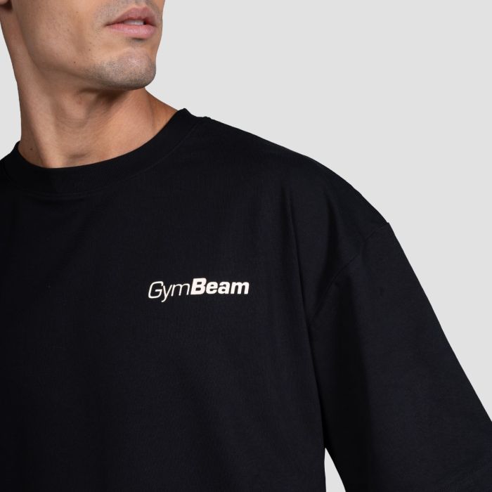 GymRat T-shirt Black - GymBeam XXL