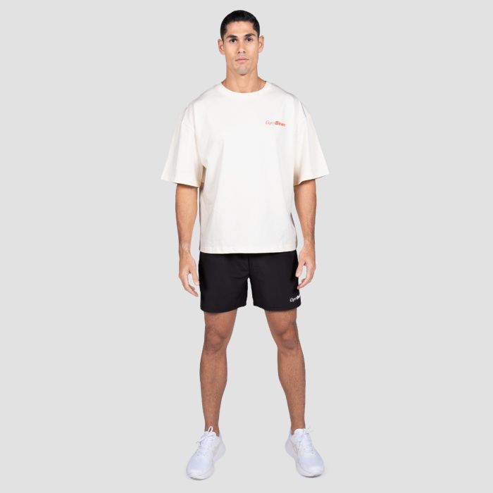 GymRat T-shirt Cream - GymBeam XXL