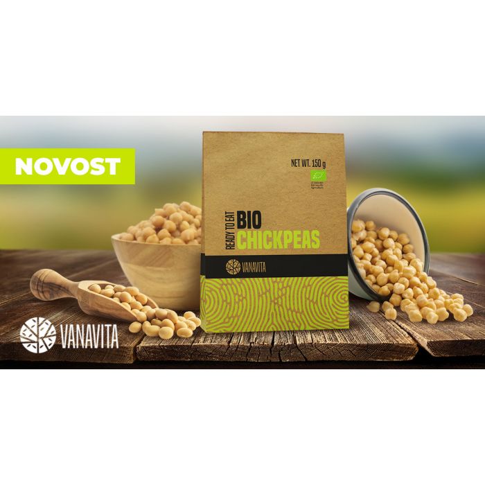 BIO Chickpeas - Ready to eat - VanaVita 10 x 150 g