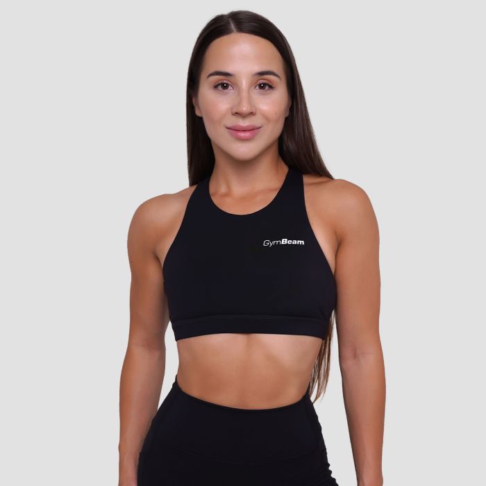Ignite Sports Bra Black - GymBeam XL