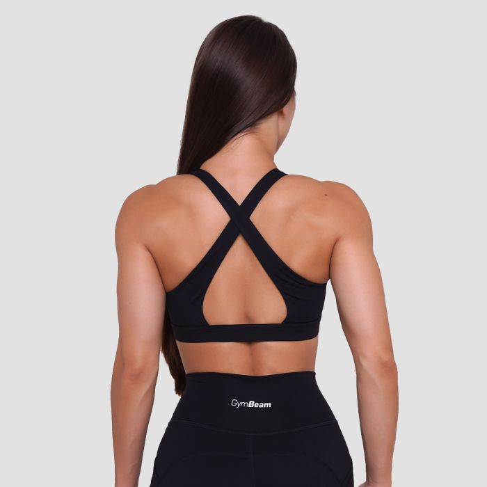 Ignite Sports Bra Black - GymBeam XL