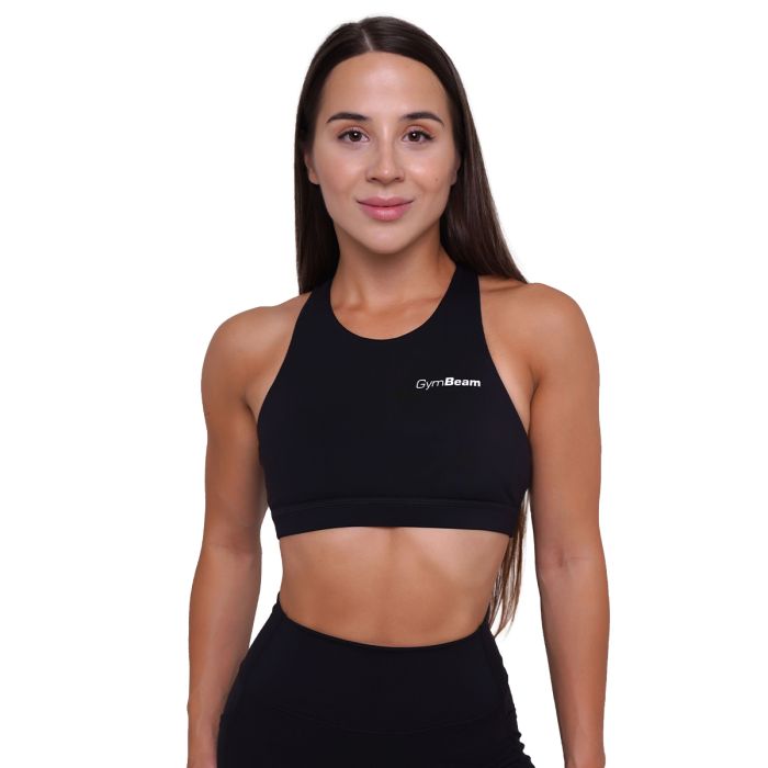 Ignite Sports Bra Black - GymBeam XL