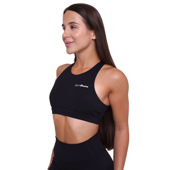 Ignite Sports Bra Black - GymBeam XL