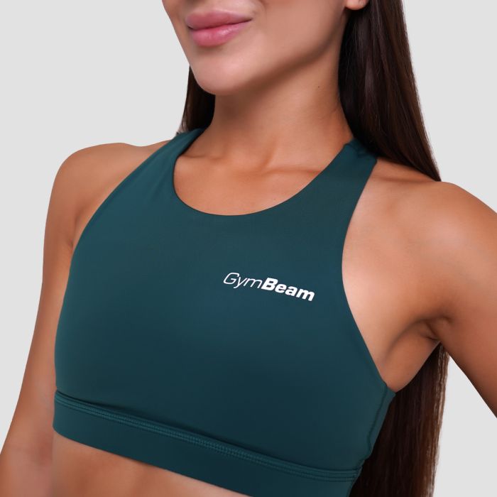 Ignite Sports Bra Dark Green - GymBeam XXL