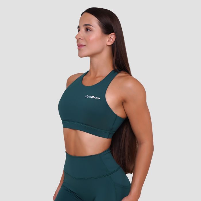Ignite Sports Bra Dark Green - GymBeam XXL