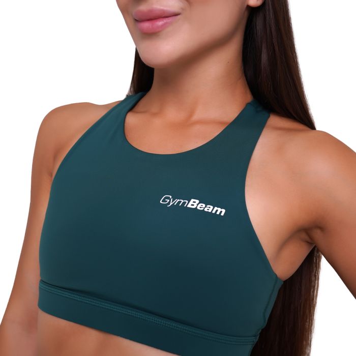 Ignite Sports Bra Dark Green - GymBeam XXL