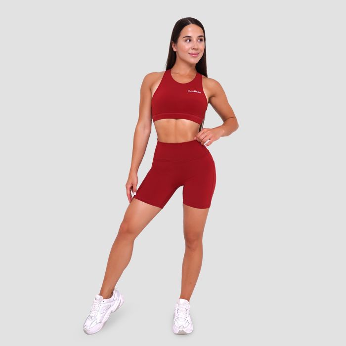 Ignite Sports Bra Dark Red - GymBeam XXL