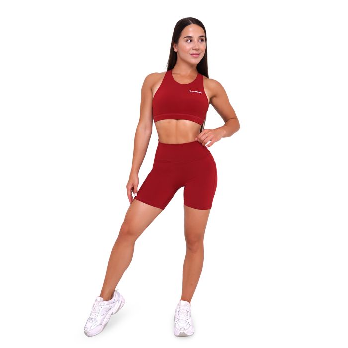 Ignite Sports Bra Dark Red - GymBeam XXL