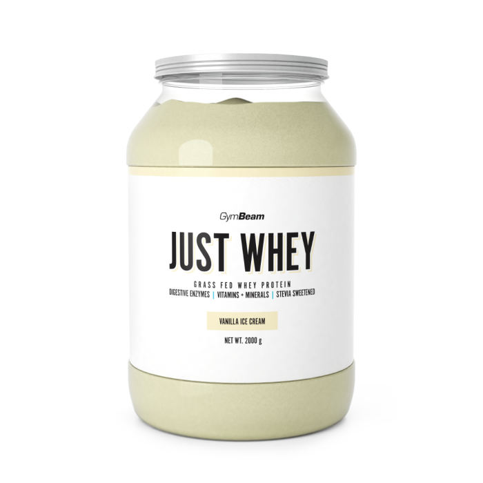 Just Whey - GymBeam + cadeau 2000 g - vanille-ijs - 00