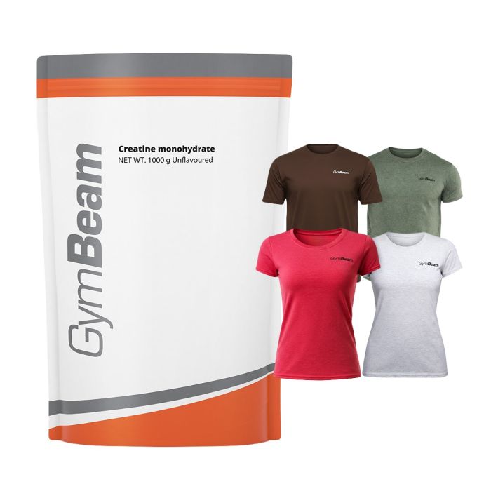 100% Creatine Monohydraat - GymBeam 1000 g - niet-gearomatiseerd - 00