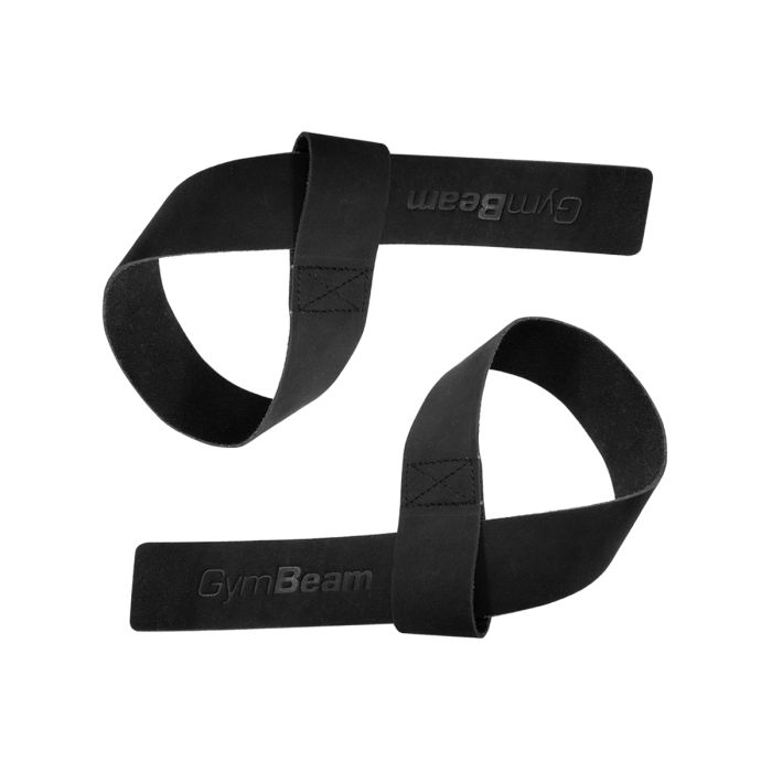 Leather Lifting Straps Black - GymBeam single_variant
