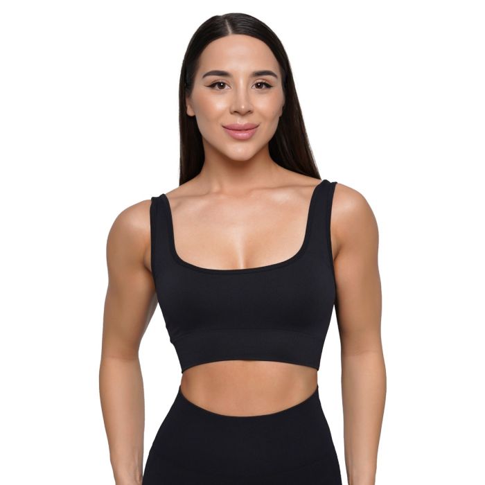 Lift Seamless Sports Bra Black - GymBeam L