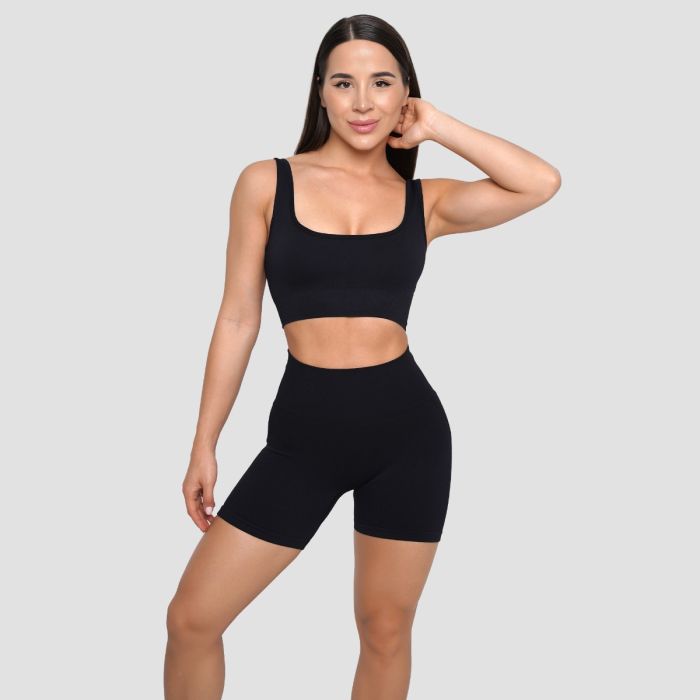 Lift Seamless Sports Bra Black - GymBeam L
