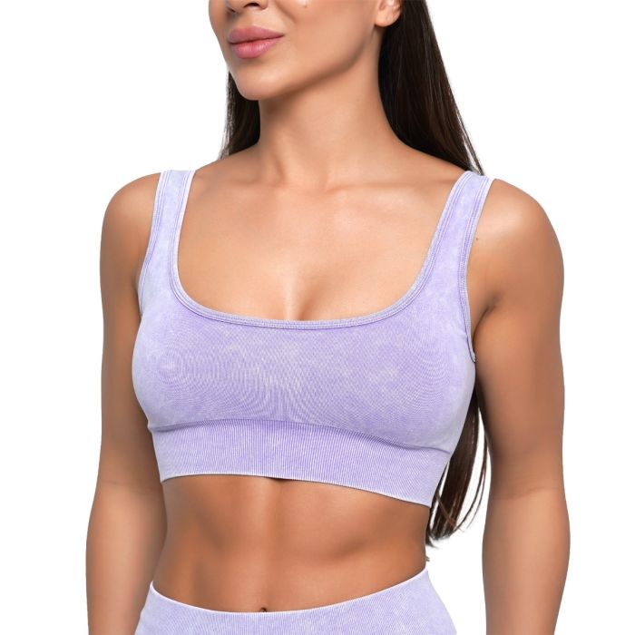 Lift Seamless Sports Bra Violet - GymBeam XL