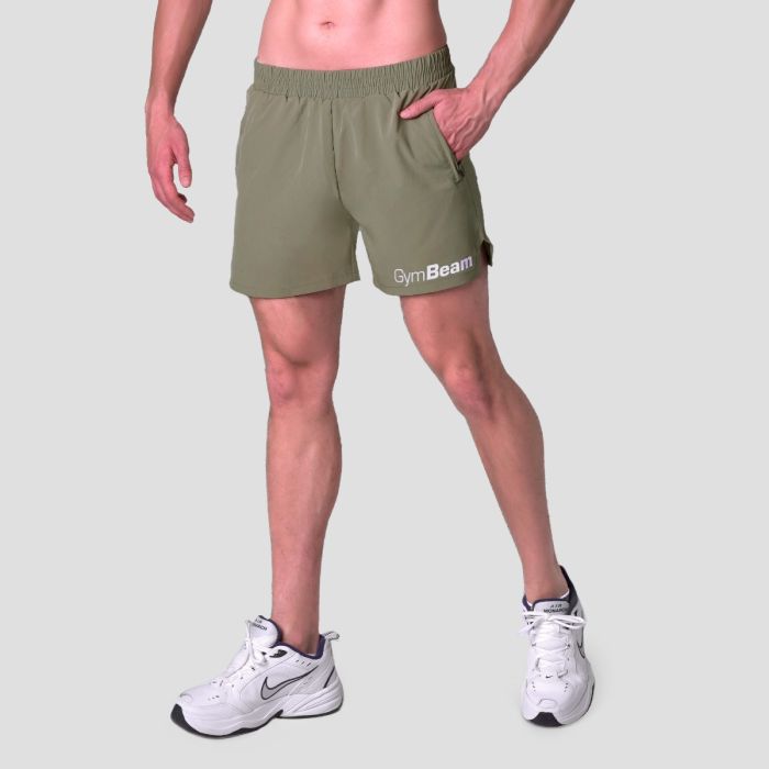 Light Shorts Essence Green - GymBeam XXL