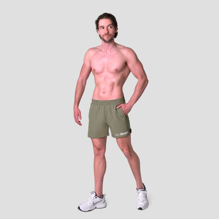 Light Shorts Essence Green - GymBeam XXL