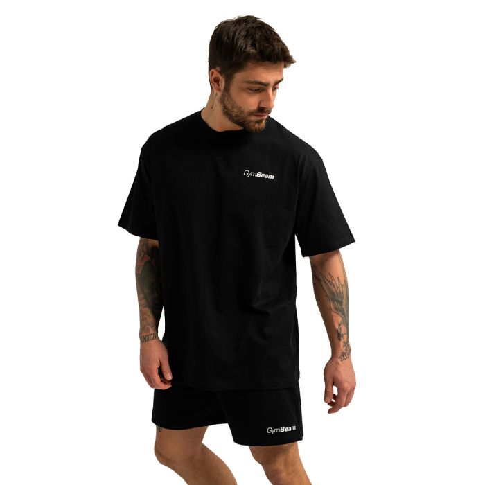 Limitless Oversized T-shirt Black - GymBeam XXXL