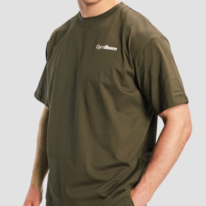 Limitless Oversized T-Shirt Espresso - GymBeam XXXL