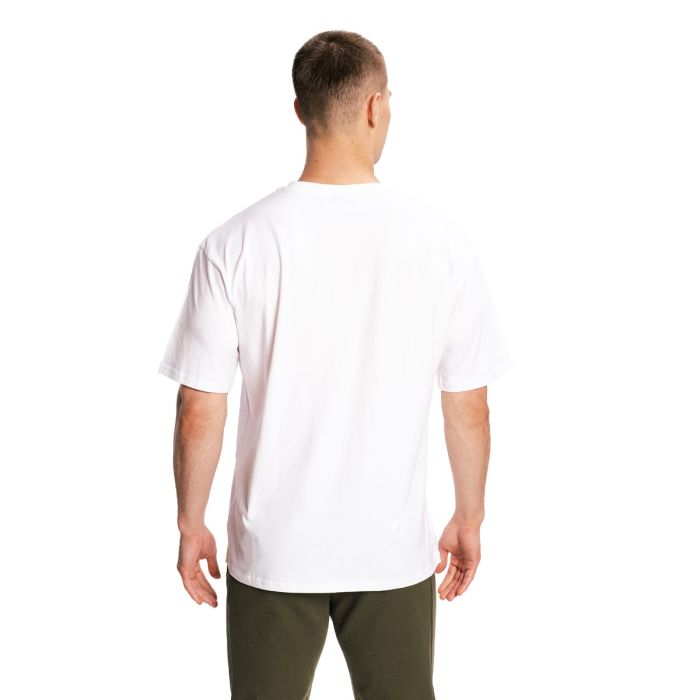 Limitless Oversized T-Shirt White - GymBeam XXXL