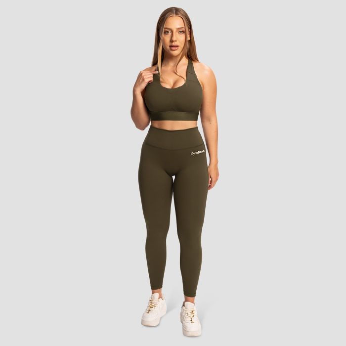 Limitless Sports Bra Espresso - GymBeam L