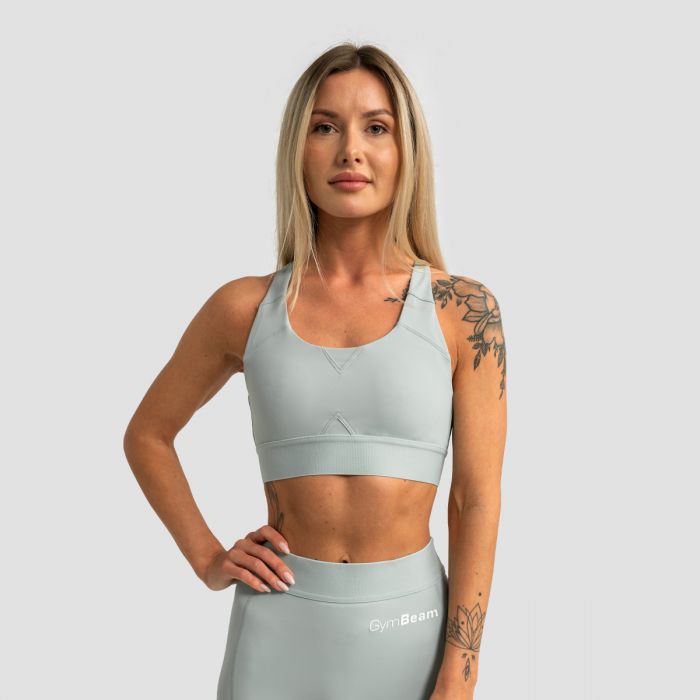 Limitless Sports Bra Eucalypt - GymBeam XXL