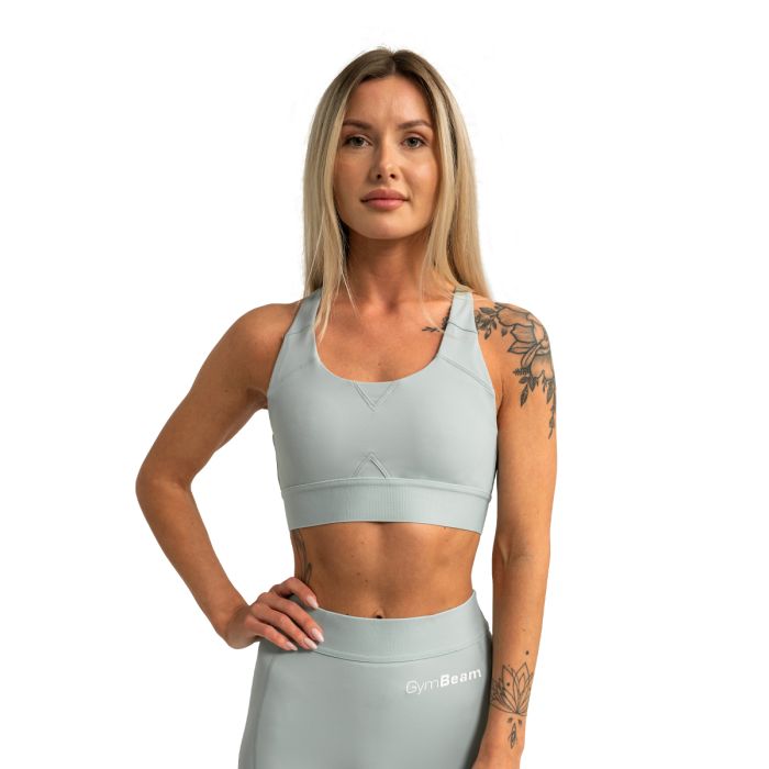 Limitless Sports Bra Eucalypt - GymBeam XXL