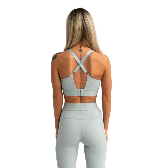 Limitless Sports Bra Eucalypt - GymBeam XXL