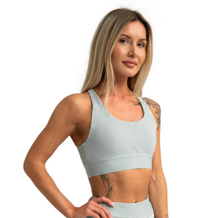 Limitless Sports Bra Eucalypt - GymBeam XXL