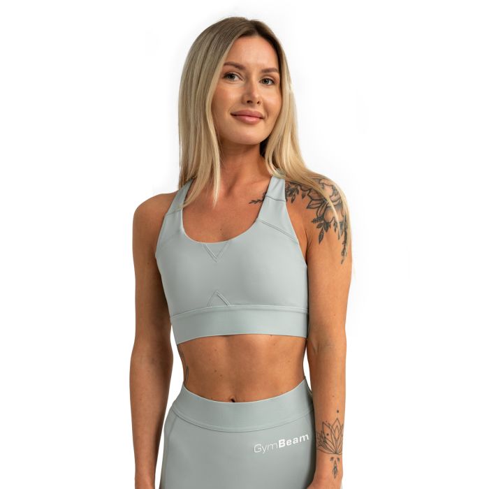 Limitless Sports Bra Eucalypt - GymBeam XXL