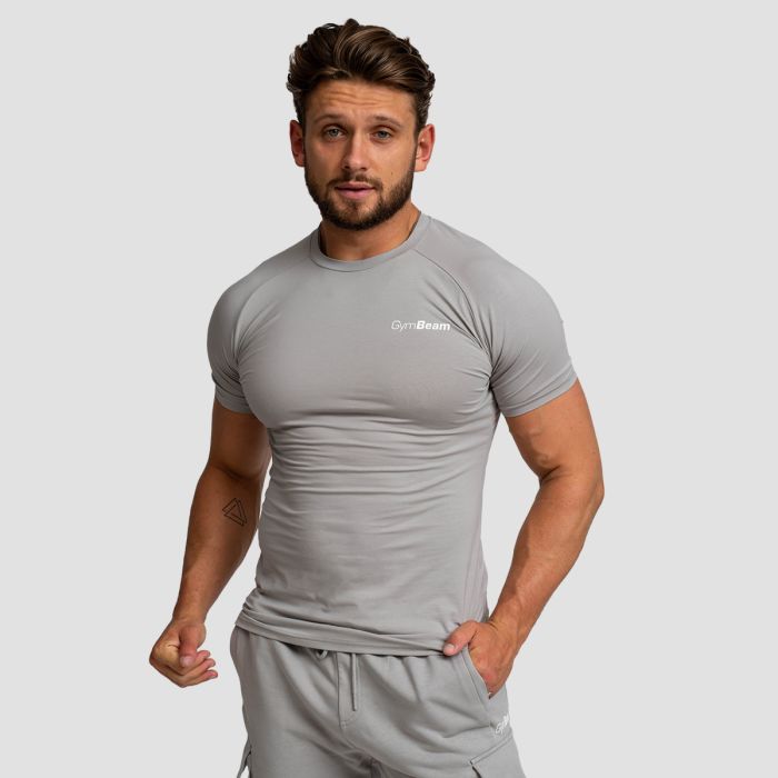 Men‘s Fitted TRN T-shirt Grey - GymBeam XXXL
