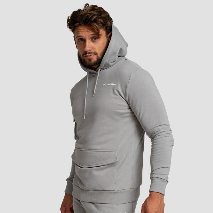 Men‘s TRN Hoodie Grey - GymBeam XXXL