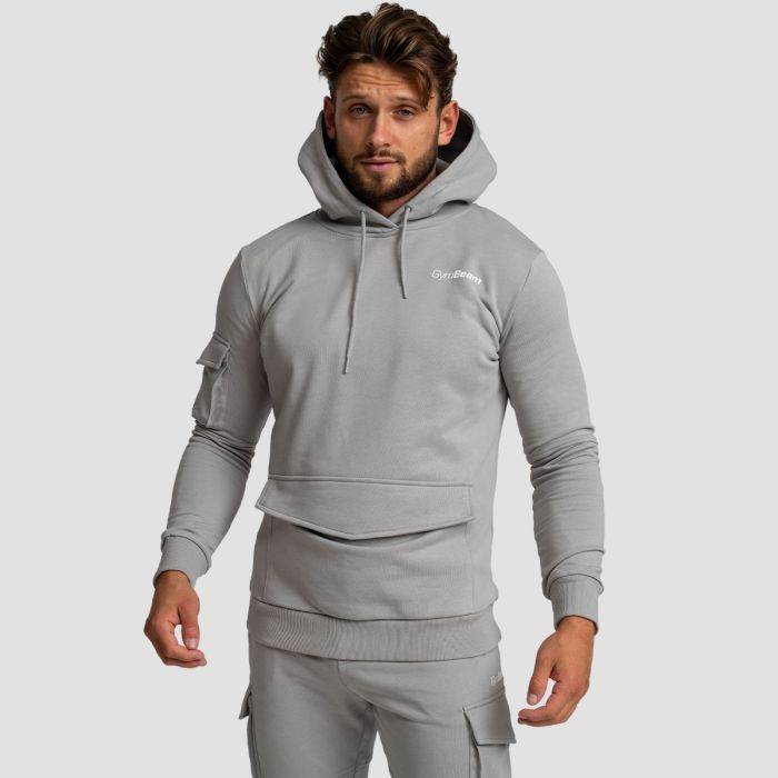 Men‘s TRN Hoodie Grey - GymBeam XXXL