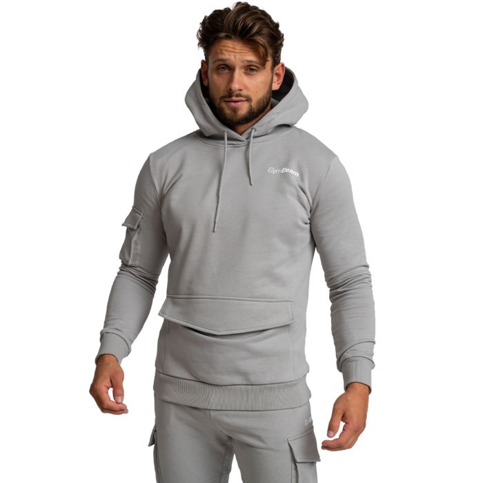 Men‘s TRN Hoodie Grey - GymBeam XXXL
