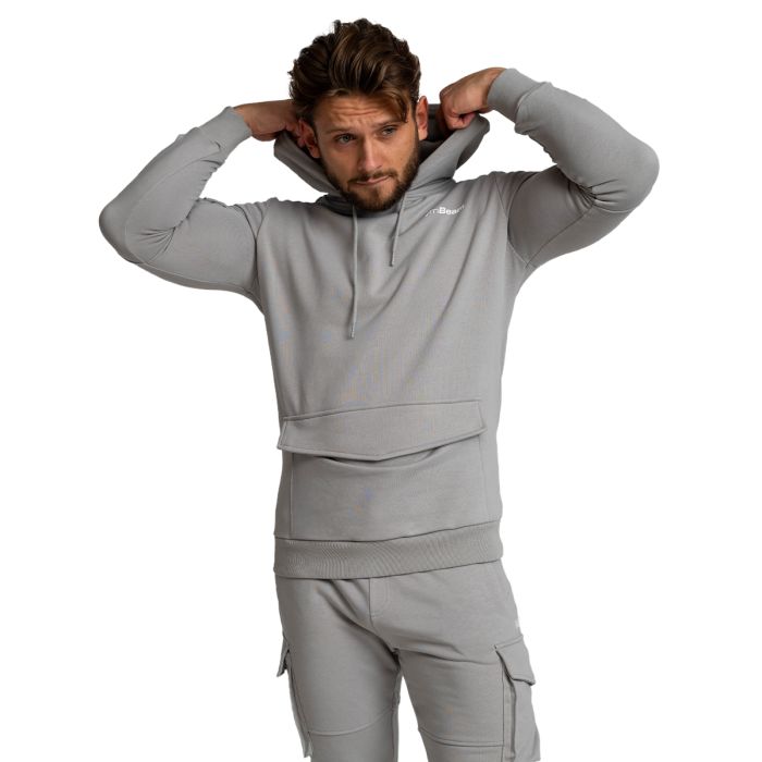Men‘s TRN Hoodie Grey - GymBeam XXXL