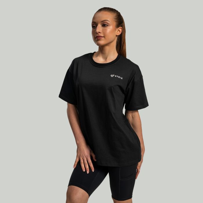 Women‘s Lunar Oversized Tee Black - STRIX XXL