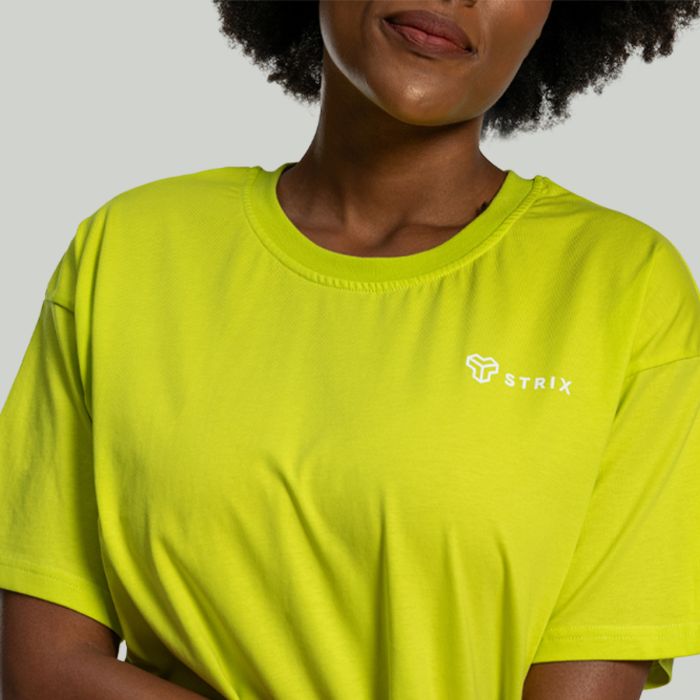 Women‘s Lunar Oversized Tee Chartreuse - STRIX M