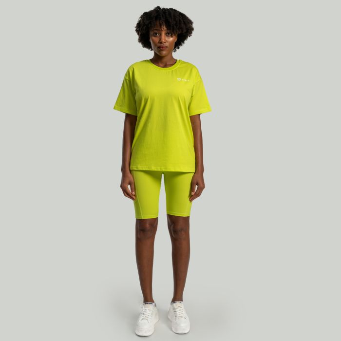 Women‘s Lunar Oversized Tee Chartreuse - STRIX M