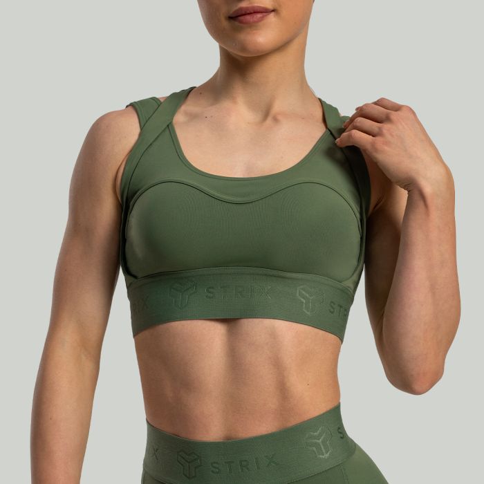Lunar Sports Bra Cedar Green - STRIX M