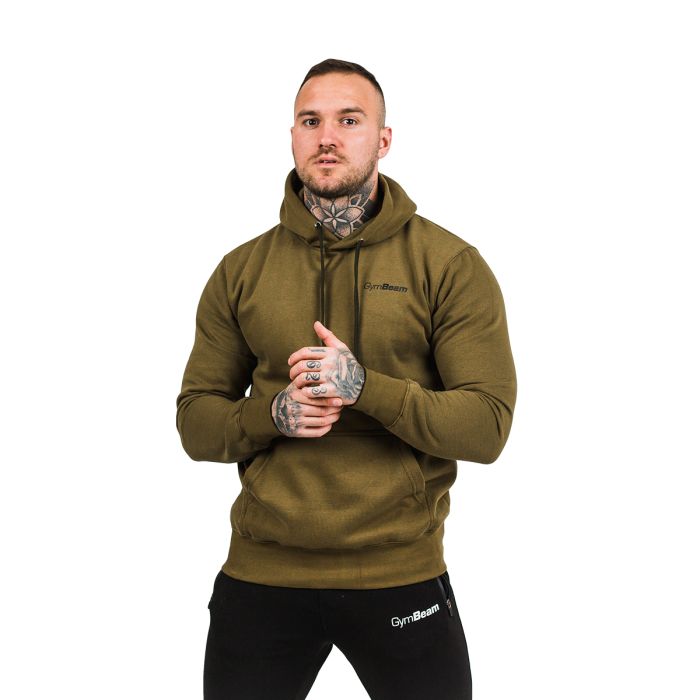 Mikina Athlete Military Green Black - GymBeam XXXL