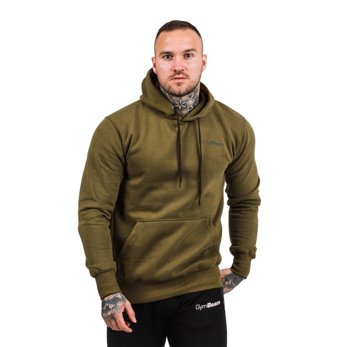 Mikina Athlete Military Green Black - GymBeam XXXL