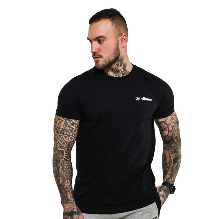 Tričko Basic Black - GymBeam XXL
