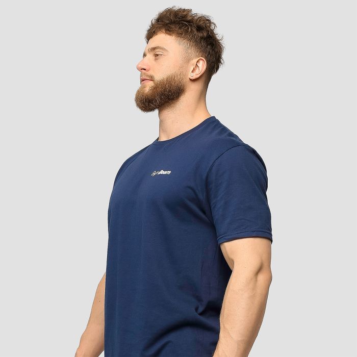 Men‘s Basic T-Shirt Navy Blue - GymBeam XXXL