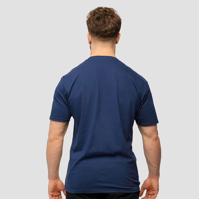 Men‘s Basic T-Shirt Navy Blue - GymBeam XXXL