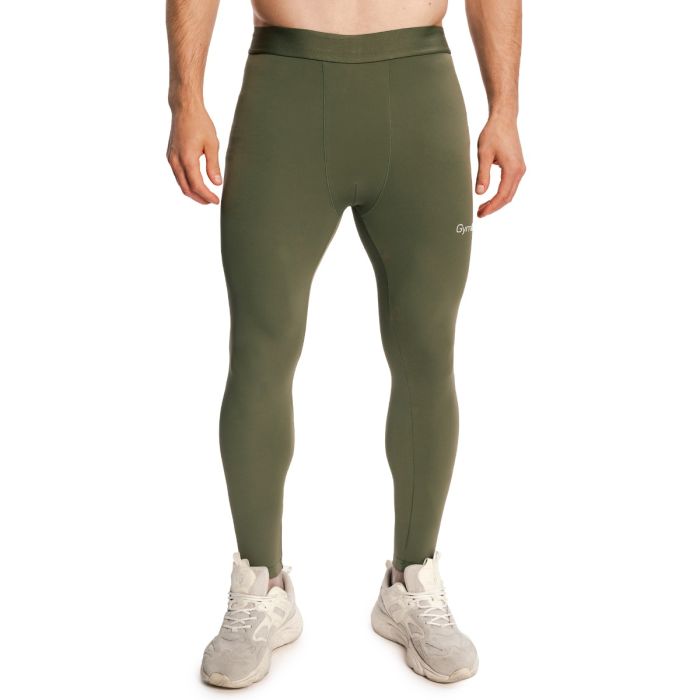 Men‘s Combat Leggings Olive Grey - GymBeam XXL