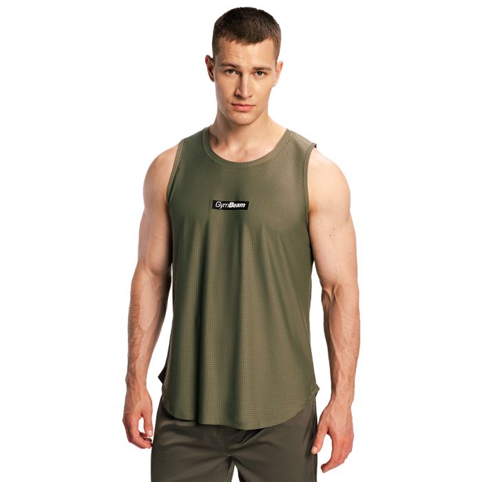 Men‘s Combat Tank Top Olive Grey - GymBeam XXL